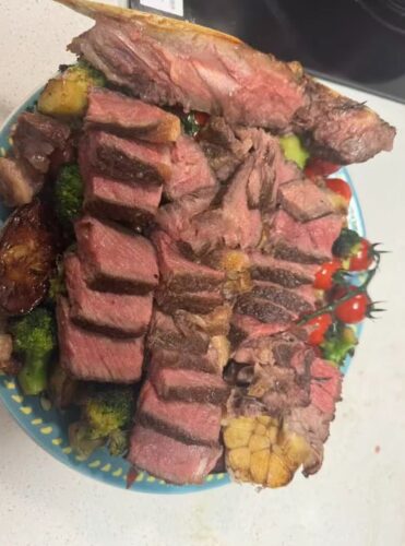 Click to view full screen Australian tomahawk steak, approximately 1.2 kg photo review